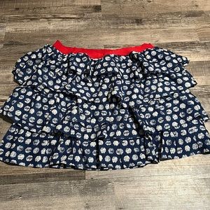 Lane Bryant Polk Dot Ruffle Skirt Sz 18-20